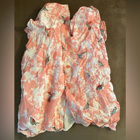 Zara Babygirl pink hummingbird dress Size 2/3 years - Picture 3 of 4